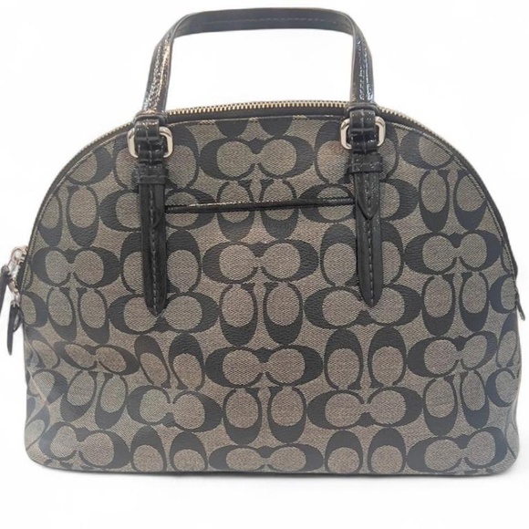 COACH F24606 Peyton Dome Signature Satchel w/ Detachable Crossbody Strap - Picture 6 of 11